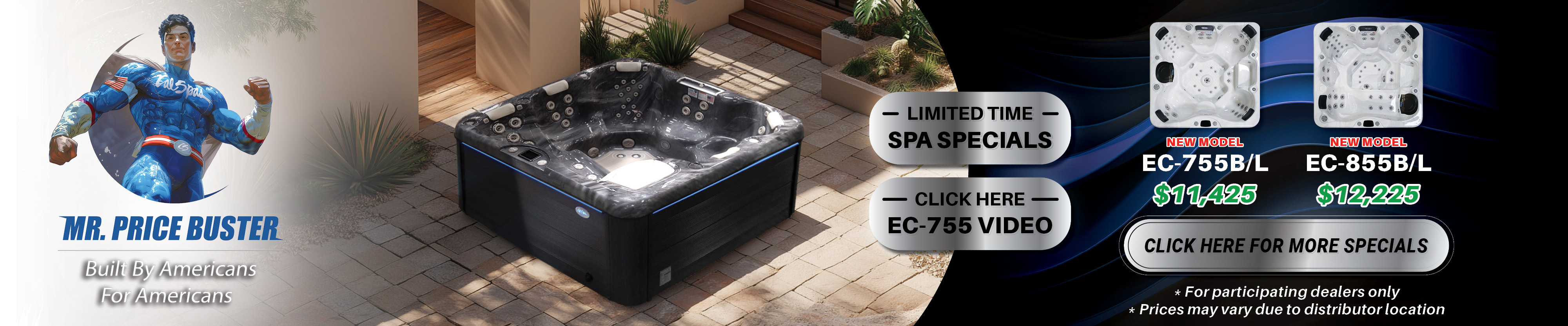 Calspas hot tub being used in a family setting - Brondby